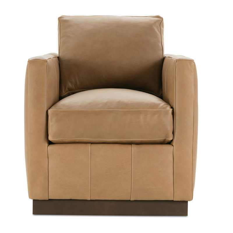 Alba Leather Swivel Chair