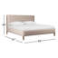 Lit plateforme tapissier Langley-122875905