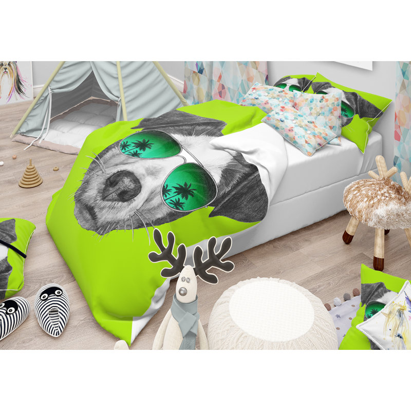 Ensemble de housse de couette jack olivier, Housse simple + 1 taie décorative