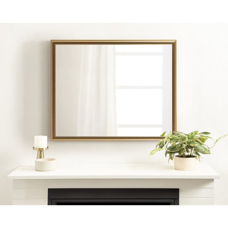 Miroir de salle de bain Colette, Doré, 29,75 po x 23,75 po