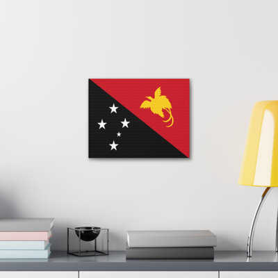 " Papua New Guinea Country Flag "