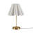 Tap-Control & Dimmable Accent Table Lamp with Power Outlet - Gold