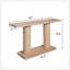 Console 59 "en bois minimaliste moderne avec colonne à piédestal - Élégante décoration décorative pour l'entrée, le salon et le couloir