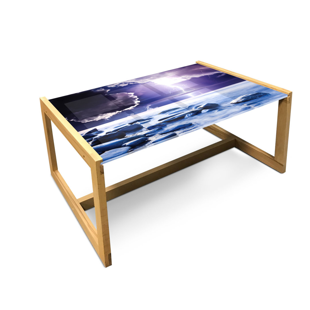 Couchtisch, Mystic Dark Sky-Landschaft, Natur, Blau Lila