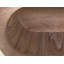 Banc en bois blanc Balam avec siège rembourré et rangement ouvert en dessous-130907427