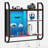 Eiser 34" LED Wall Mounted Shelf and Adjustable Hanging Display Rack Bookshelf with 6 S-Hooks