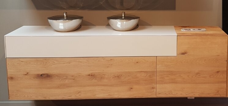 Sideboard Genis aus Massivholz 60 cm