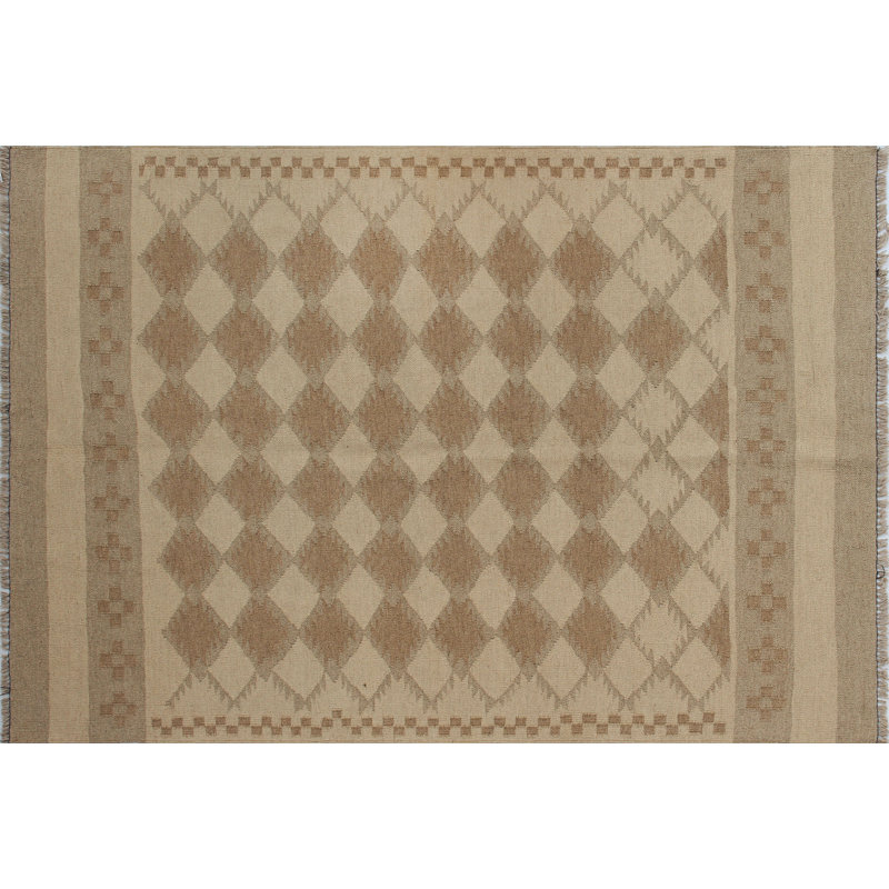 Benge Wool Geometric Indoor Rug