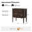Hayter Traditional 28"Tall 2-Drawer End Table with Solid Wood Legs and Simple Assembly-1819390216