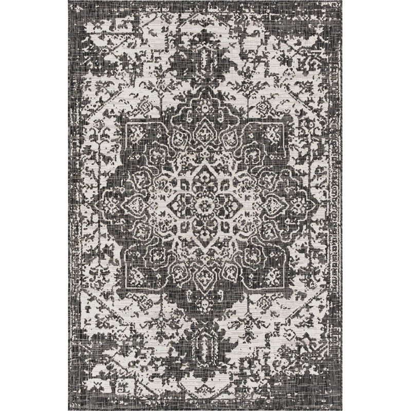 Oriental Indoor / Outdoor Area Rug, Rectangle 183 x 274cm