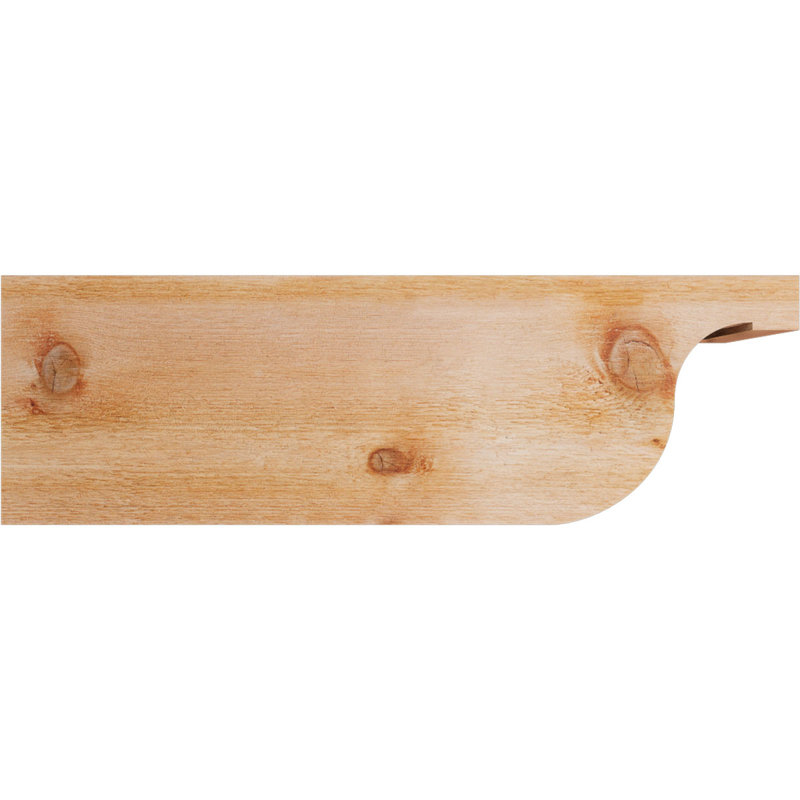 Queue de chevron Del Monte, Cèdre rouge de l'Ouest, 10"H x 6"W x 32"L