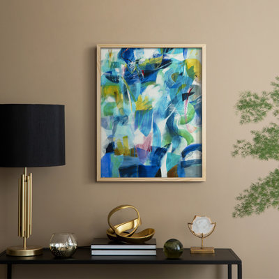 Green Passage Framed Print - Solid Wood