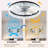 Ceiling Fan With Lights Dimmable LED