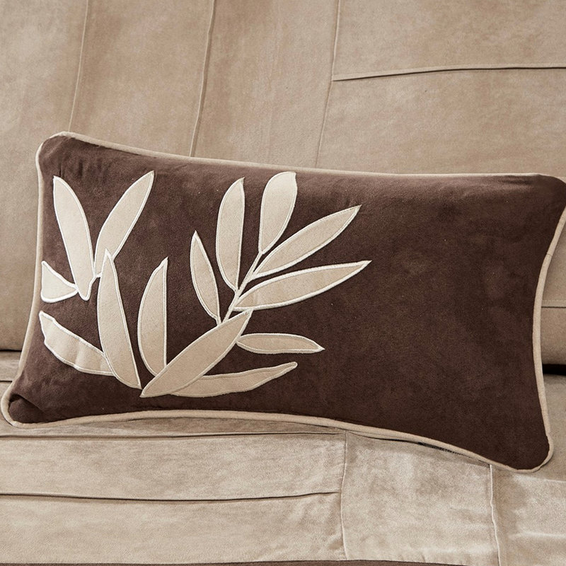 Faux Suede Comforter Beige Full - 100% Comfort Bedding Warm And Inviting, Full Comforter + 6 of Additional Pieces Included