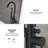 Floor Mounted with Handheld Shower  Waterfall Tub Faucet Floor Mount Bathroom Tub Filler Mixer Tap-99928268