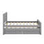 Lit plateforme simple avec lit gigogne et tiroirs-1956905243