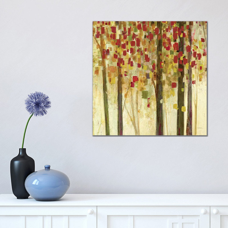 Autumn Shimmer 1 Piece Wrapped Canvas Painting, 45.72 cm H x 45.72 cm W x 3.175 cm D