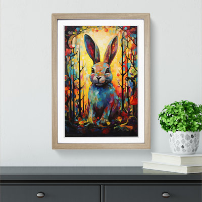 Rabbit Abstract No.4 - Framed Print