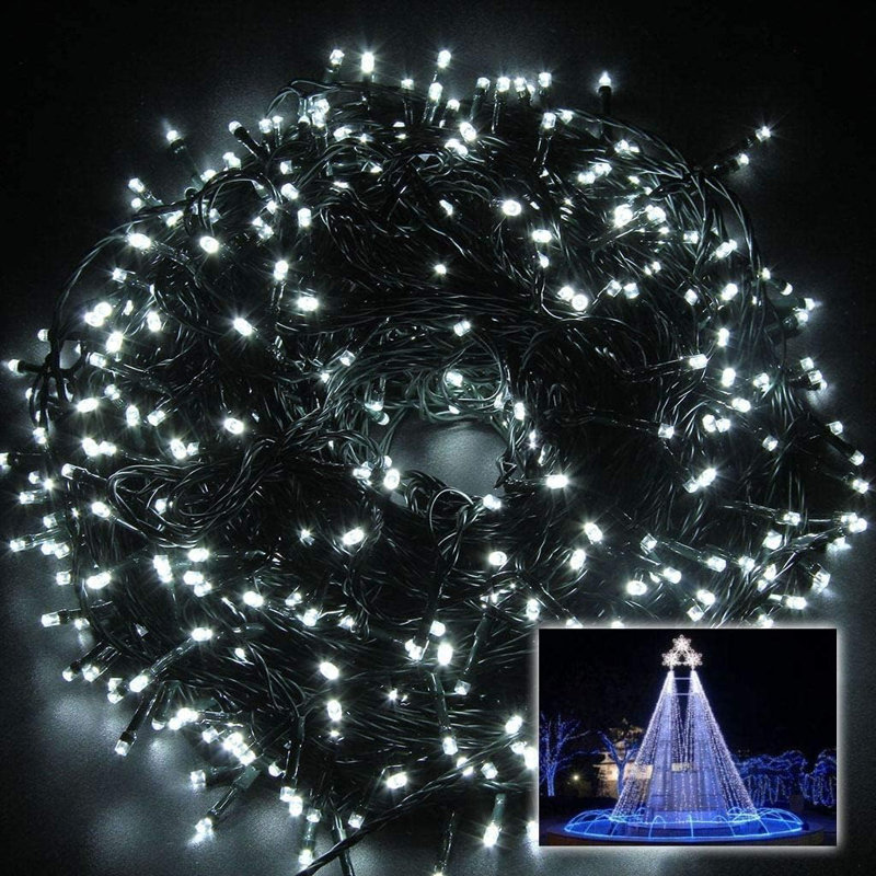 LED Indoor / Outdoor String Lights, Cool White, 3cm H x 23cm L x 4cm D