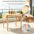 Extendable Table with Drop-Leaf