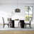 Tralyn Oval Glass Top Dining Table