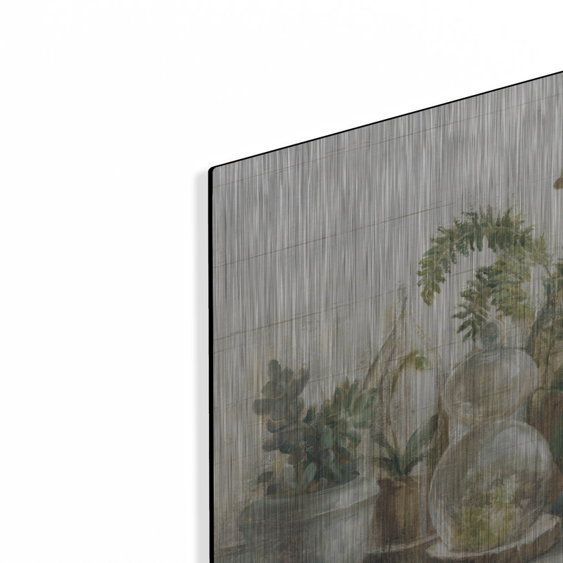 «Greenhouse Orchids On Shiplap» par Danhui Nai, H 12 po x l 12 po