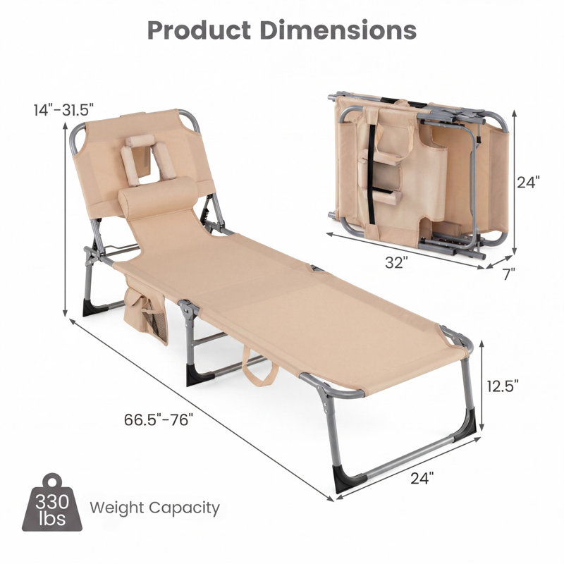 Ensemble de chaise longue d'extérieur Haverly