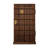 Nut-brown Rectangular Solid Wood Jewelry Armoires