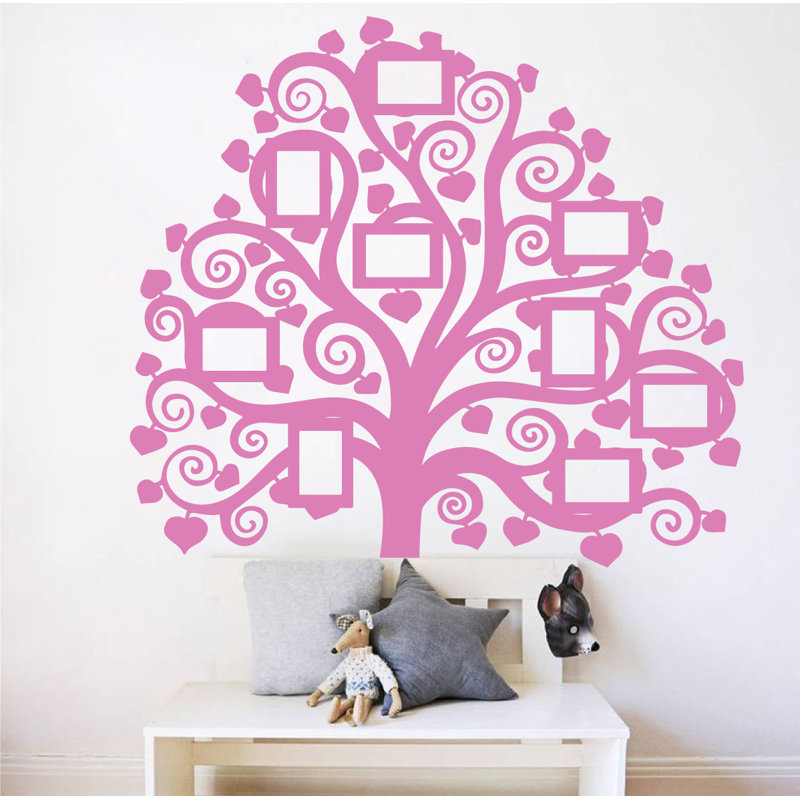 Décalcomanie murale images arbre familial, Gomme à bulles