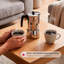 Machine à espresso avec plaque de cuisson Magefesa Genova, cafetière à moka en acier inoxydable de 4 tasses, cafetière italienne Greca, convient pour l'induction-21726815