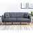 Dark Gray 100% Linen