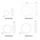 Pi LED Dimmable Round Flush Mount
