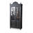 Black Solid + Manufactured Wood + Glass Display Cases