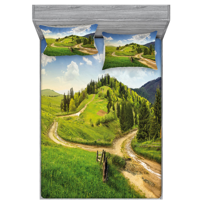 Microfiber Sheet Set, Full Sheet Set with Fitted Sheet