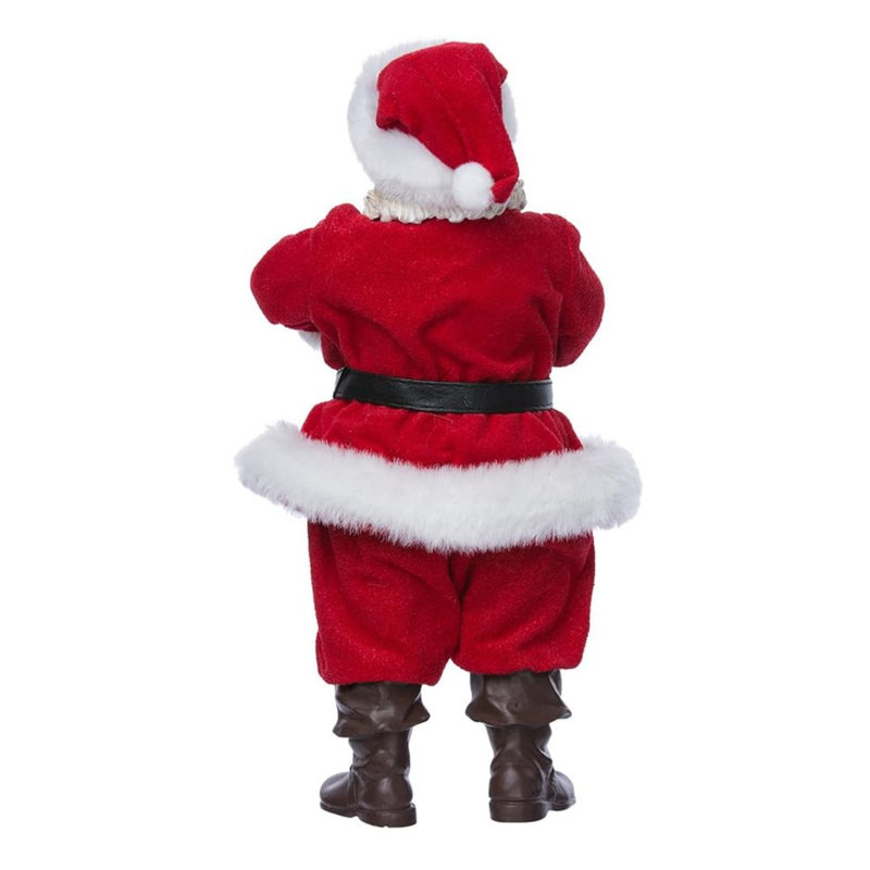 Figurine de Noël Kurt Adler Fabriche, père Noël Coca-Cola ouvrant un coca