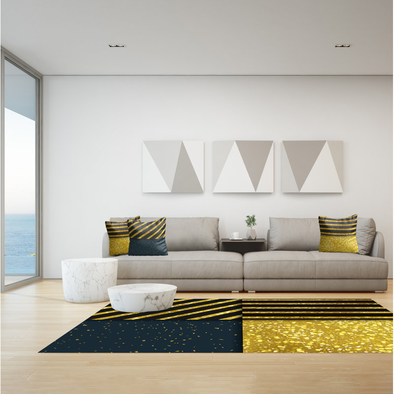 Holbert Striped Indoor / Outdoor Area Rug, Rectangle 140 x 200cm