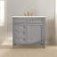 Meuble-lavabo moderne 36 "avec lavabo supérieur-101530198