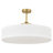 Aurelia 6-Light 24" Fabric Drum Semi Flush Mount Ceiling Light