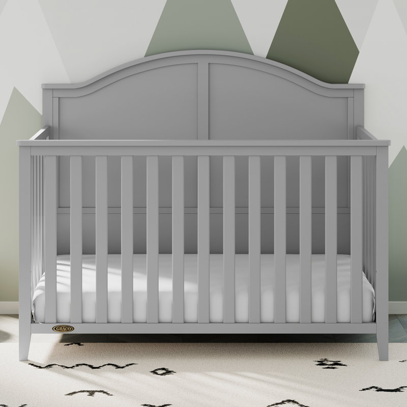 Lit de bébé convertible 5-en-1 Graco Wilfred, Galet, Lit à barreaux