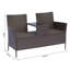 Streicher Powder Coated Steel Outdoor Bench-27863212