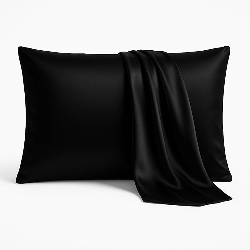 HOUSEWIFE PILLOWCASE SILK, Black