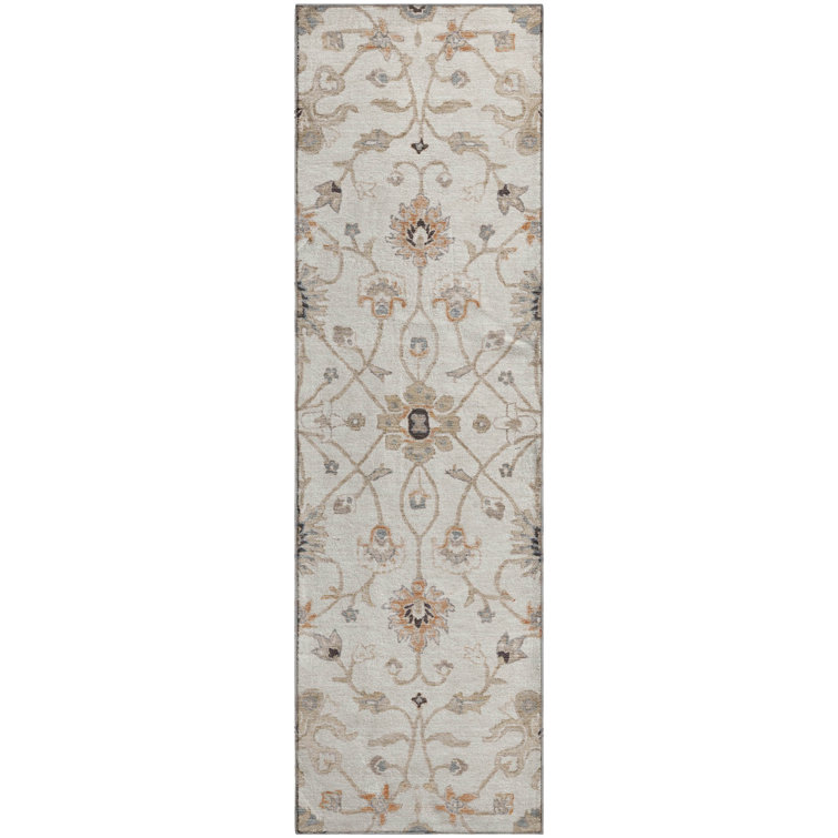 Premium Machine Washable Ducote AMF1137 Global Rug