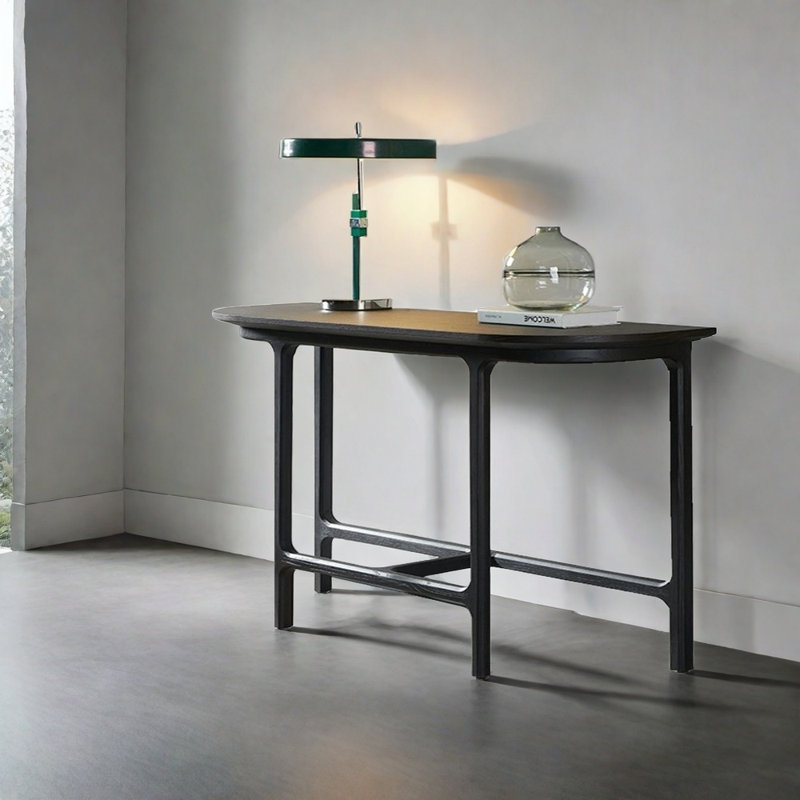 Console demi-cercle, H 33,5 po x l 55,1 po x P 11,8 po