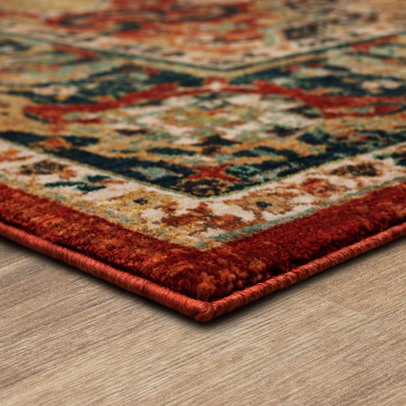 Tapis intérieur en polyester tissé Spice Market Dhahar, Rectangle 8 pi x 11 pi