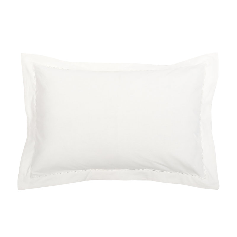 Hemstitch White Sham