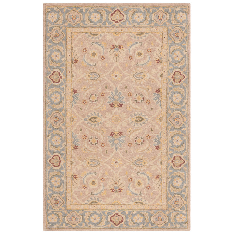 Tingley Hand Tufted Wool Oriental Rug, Rectangle 4' x 6'