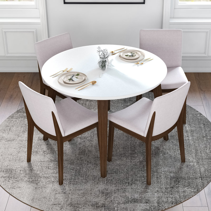 Ensemble repas pour 4 personnes Dehatte, Beige