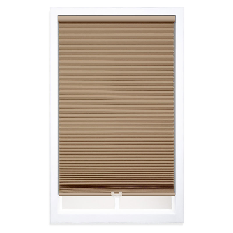Store alvéolaire occultant sans fil 1,5 po Coursey, L 41,5 po x L 72 po, Café au lait