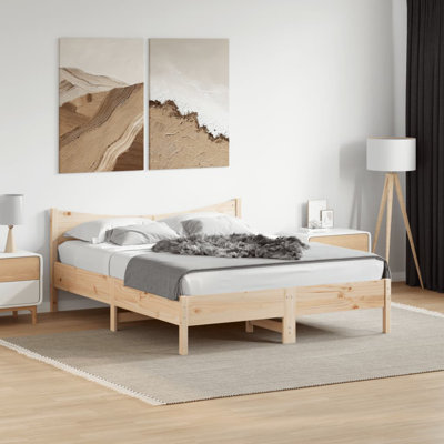 Lena Solid Wood Bed