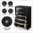 Chests &amp; Wardrobes | 5-Drawer Black Finish Chest with Smooth Glides | Black | Synthetic Wood-1029861079